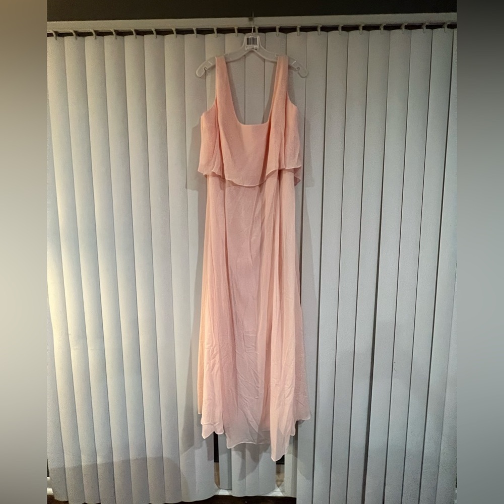 Chiffon floor length gown